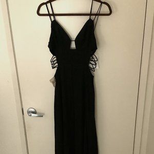 Fame and Partners Black Cutout Dress, US6